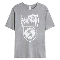 Goatmoon Logo Goat Black T-Shirt Fullsize S-5Xl S gray