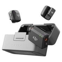 DJI Mic Mini TX 1 RX Charging Wireless Lavalier Battery Noise Automatic Limiting Wireless Microphone for Streaming (2 + + Case) Microphone,
