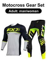 motocross gear set Enduro cross Jersey Pant Kits Racer Gear Set Off-road Mens Kits Women's mountain Downhill Motorcycle MX L-34