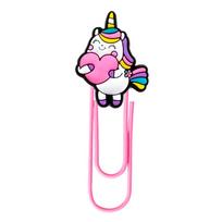 Unicorn Colored Paper Clips & Binder Clips - Cartoon Page Markers for Students & Stationery Enthusiasts