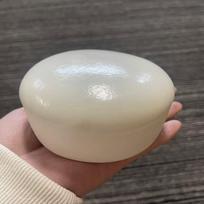 Taba Squishy jogurto tortas duona spaudomas žaislas minkštas streso mažinantis lėtai keliantis sensoriniai fidget žaislai vaikams ir suaugusiems atpalaiduojanti dovana white