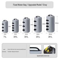 Yishan Outdoor Canopy Tent Water Weight Anchor Bag 7L (18x28cm) pilka