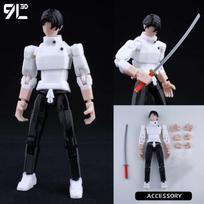 9L3D Dummy13 Nanami Ct Model Anime Multi-Jointed Movable Figure Collector'S Action Mannequin Jujutsu Wage Slave Diorama Building white