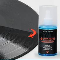 Vinilinių plokštelių valymo skystas purškiklis Apsaugantis nuo dulkių Antistatinis valiklis Plokštelių valymo tirpalas LP/CD grotuvams black