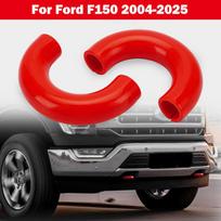 Priekabos tempimo kabliukų dangteliai Silikoninis sunkvežimio vilkimo jungties dangtelis-apsauga Ford F150 2004-2025 Toyota Tundra 2017-2021 black