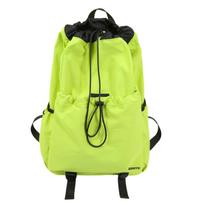 2025 New Cross - border Drawstring Backpack for Women - Casual, Commuting, Light - weight Outdoor Backpack, Ideal for Sports, Cy 15 inches žalia