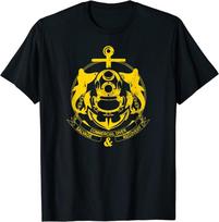 NEW LIMITED Commercial Diver Salvage Recovery T-Shirt Tops Tee L yellow