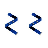 Heart Rate Monitor Replacement Soft Fitnesss Chest Band Chest Belt Chest Monitor Strap Compatible with Polar Garmin Magene 2PCS mėlyna