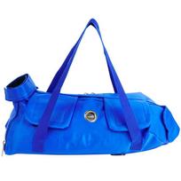 Soft Foldable Cat Backpack Portable Travel Hospital Bag with Special Fixed Nail Injection Scratching Feature for Pets (Blue,S 37- 24CM) mėlyna