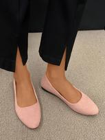 2025 Lightweight Driving Shoes: Cross-Season, Plain Color, Large Size, Thick Sole, Round Toe, Slip-On 39 rožinė