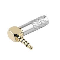 Reliable 3.5mm Angled Plugs 3.5mm Angle Male to Female Audios Adapter for Headsets,Tablets,MP3 Players Game Controller 1