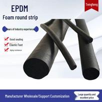 EPDM putplasčio apvalus laidas, vientisos gumos juosta sandarinimui, tarpinėms ir garso izoliacijai elektros spintose ir balduose Diameter 2.5mm gray