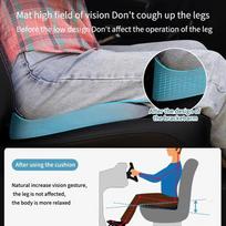 Cushion Non Slip Orthopedic Memory Foam Prostate Cushion For Tailbone Sciaticaback Pain Relief Comfort Chair Car Seat pilka spalva