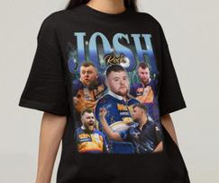 Unisex Josh Rock Shirt - Rocky Dart Tee,Professional Darts Tshirt,Gift For Darts Fan 3XL gray