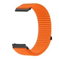 22 mm nailoninis dirželis Amazfit Helio, kvėpuojantis, lengvas, tinkamas Amazfit Balance 2/Bip 6/Cheetah Pro išmaniajam laikrodžiui Bip6 Bip5 oranžinė