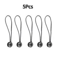 Ball Bungee Cords Portable Elastic Tent Fixing Rope Tarpaulin Awning Canopy Heavy Duty Tarp Tie Down Cords for Shelter Cargo gray