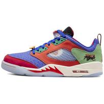Air Jordan 5 Retro Low Doernbecher 2022 Unisex Sneakers Multi-Color Hyper-Royal Safety-Orange DR6287-486 41 blue