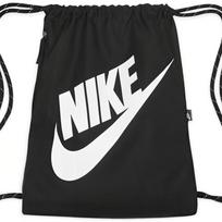 Nike Heritage Polyester Backpack Regular Unisex Black Casual