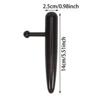 Wooden Trigger Point Massager Tool - Lymphatic Drainage Muscle Relaxation Massage Stick For Body Care black