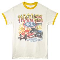 National Hotrod Association NHRA Drag Racing 11000 Horse Power Men's T Shirt 3XL gray