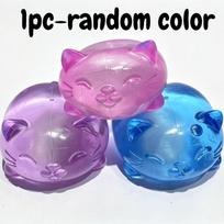 Cute Mini Cat Maltose Squishy Squeeze Toys Slow Rising Stress Relief Ball Sensory Fidget Toy Anti-Anxiety Sensory Toys for Adult pink