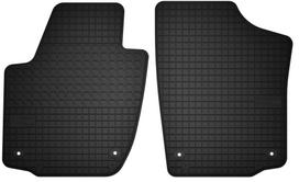 Rubber Floor Mats Front For Skoda Rapid Liftback, Sedan, Spaceback, Kombi (2013-2019)