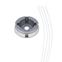 Aluminum Grass Trimmer Head Universal High Strength Lawn Mower Replacement Accessory for Outdoor Lawn Maintenance Work A1 with 4pcs line