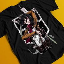 Ataka prieš Titanus Marškinėliai Eren Mikasa Marškinėliai Levi Marškinėliai AOT Erwin Hange Armin Marškinėliai 2XL gray