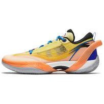 Anta Three-point Rain1.0 Cushioned Slip-Resistant Low-Top Basketball Shoes Men's Yellow Orange Sneakers 42 geltonai oranžinės spalvos