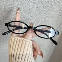 Retro Fashion Small Oval Anti Blue Light Glasses for Women's Daily Trendy Accessories juoda