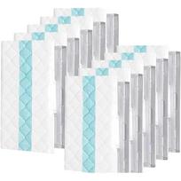 10-piece Pack of Disposable Hard Floor mats, Compatible with Shiark VACMOP VM252 mėlyna