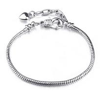 Sterling Silver Chain Bracelet with Lobster Clasp Adjustable Length Fine Link Jewelry for Everyday Wear and Layering One Size white
