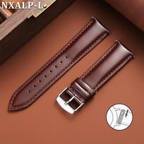 Oiled Leather Strap for Omega for Seiko Watch Band 18mm 19mm 20mm 21mm 22mm Genuine Cowhide Wristband Quick Release Accessories 18mm ruda