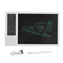 10 Inch Lcd Writing Tablet Rechargeable Erasable Electronic Doodle Board With Digital Clock Calendar For Office Business Home balta