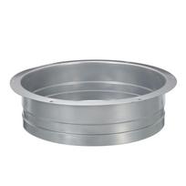 Cinkuoto geležies metalinis tiesus vamzdžio jungės jungiklis Vėdinimas Šildymas Vėsinimas Vėdinimo HVAC sistema 150MM-1PCS