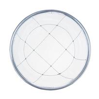 Heavy Duty Rustproof Stainless Steel Soil Sifter 42cm Dia 3mm Hole Sand Stone Filter for Flower Bed Maintenance one size white
