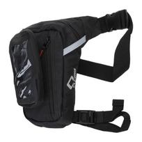 Men Drop Leg Pouch Tools Bags Waterproof Leg Bag Fanny Pack Thigh Bags Bike Cycling Hip Bag Portable Waist Packs black