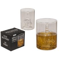 Viskio taurė „Middle Finger“, 350 ml