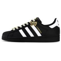 Adidas Originals SUPERSTAR Abrasion Resistant Low top Skateboard Shoes Unisex Black White EG4959(Team562-) 36⅔ white