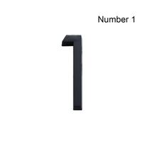 4inch/10cm 3D 0 To 9 Number Tag ABS Plastic Self-Adhesive Numeral Door Numbers Plate Sign For Mailbox Hotel Address Door Label