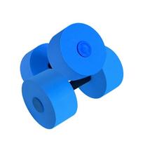 2Pcs Highly Density EVA Foam Dumbbell Aquatic Exercise Dumbells Fitness Barbells Water Fitness Exercises Equipment blue