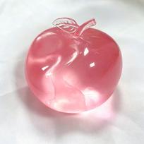 Rožinis obuolys Maltodekstrinas Squishy žaislas Sensorinis Fidget žaislas Minkštas Skaidrus Imituojamas Lėtai Atsigaunantis De-streso žaislas Kasdieniam atsipalaidavimui