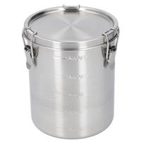 1600ML/2500ML 304 nerūdijančio plieno talpykla Patvari sandari maisto laikymo talpykla Skaidri sukraunama sandari arbatos talpykla white