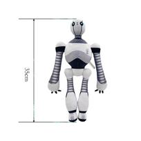 Naujas 13,78  „Laukinis robotas“ pliušinis žaislas Roz pliušiniai žaislai minkštos kimštos robotų pagalvės lėlės namų dekoras gerbėjams vaikams Kalėdinės dovanos white