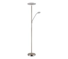 Globo 59093N - LED, dimeriuojamas grindinis šviestuvas STANFORD 28W/230V + 5W 3000K, matinis chromas