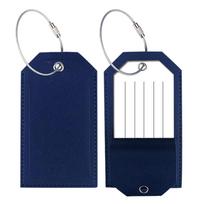 Aluminum Alloy Luggage Labels Easy Identification Vibrant Colors Unique Patterns for Suitcases Travel Accessories tamsiai mėlyna spalva