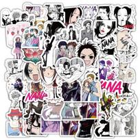 60PCS Anime NANA Stickers Cool Graffiti Decals Kid Toy Decoration Skateboard Laptop Motorcycle Phone Car Waterproof Sticker Gift gray