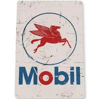 Pegasus Vintage Tin Sign Wall Art Petroliana Garage Decor 20x30cm（7.8x11.8inch） white