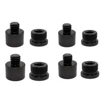 Mikrofono stovo adapteris Aliuminio lydinio- 5/8 3/8 1/4 Konversijos sraigto adapteris Kameros trikojoMikrofono adapteriui Atsparus smūgiams