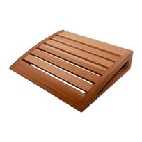 Wooden Sauna Headrest Relaxation Pillow Ergonomic Neck Support Pillow Comfortable Steam Room Accessory For Relaxing brown